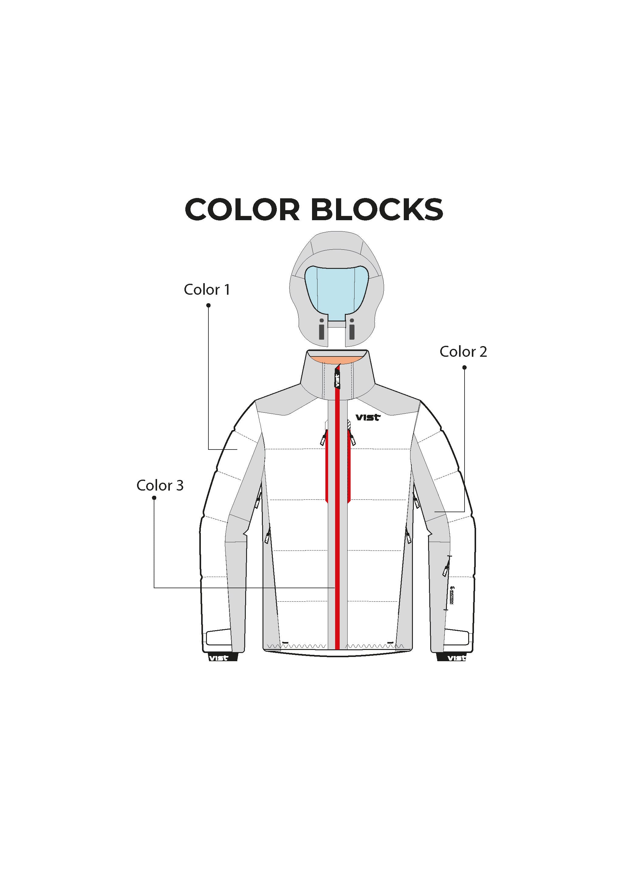 LEVANTE DOWN SKI JACKET MAN : SCUDERIA 25/26