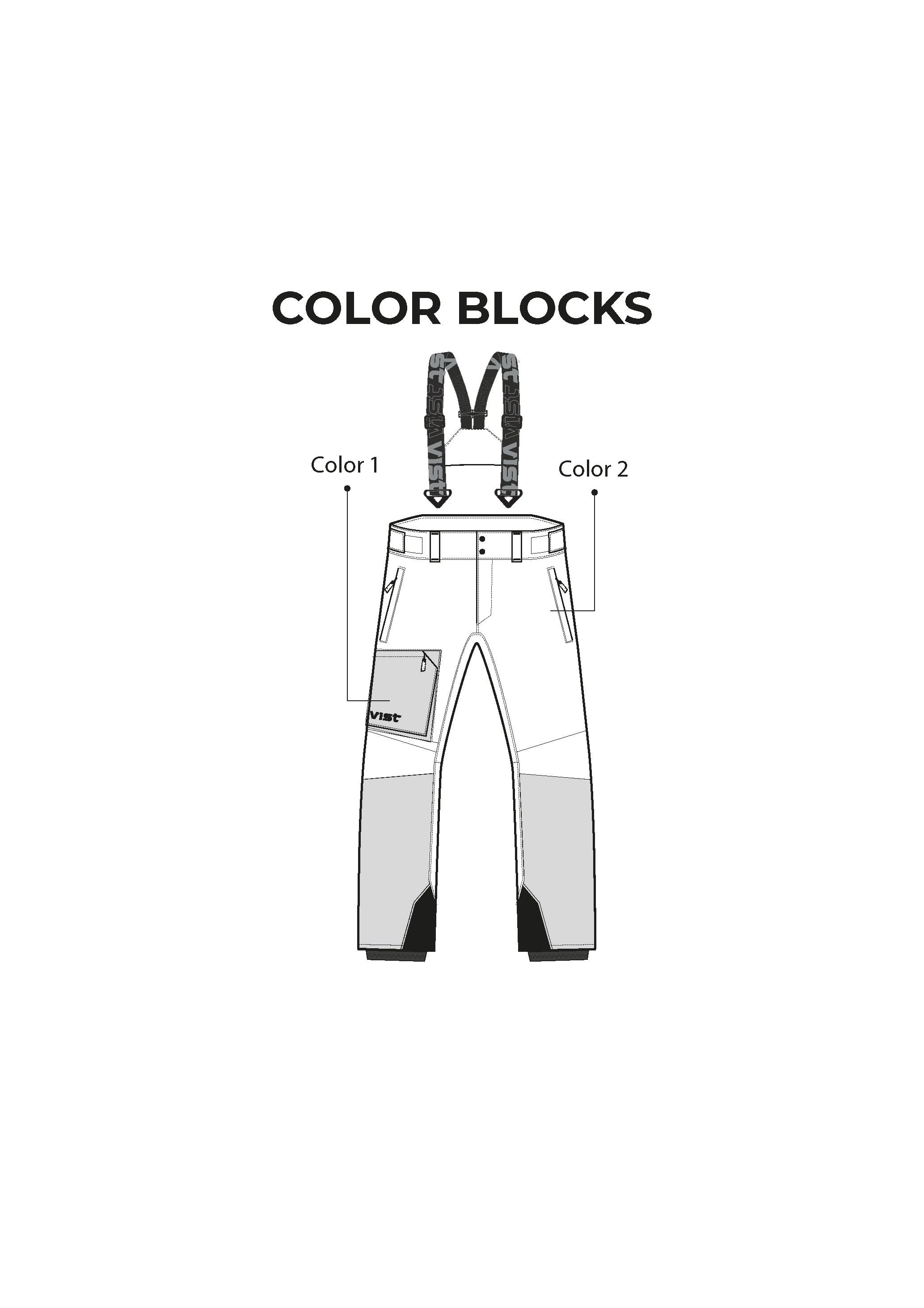 GORO INSULATED FULL-ZIP SKI PANTS UNISEX - SCUDERIA 25/26